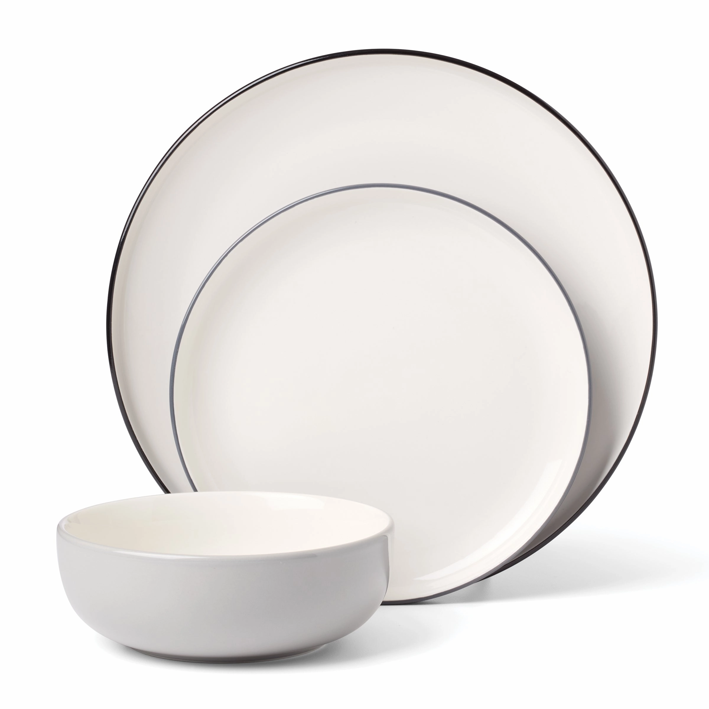 24 Seven Colors Pumice 12-Piece Dinnerware Set