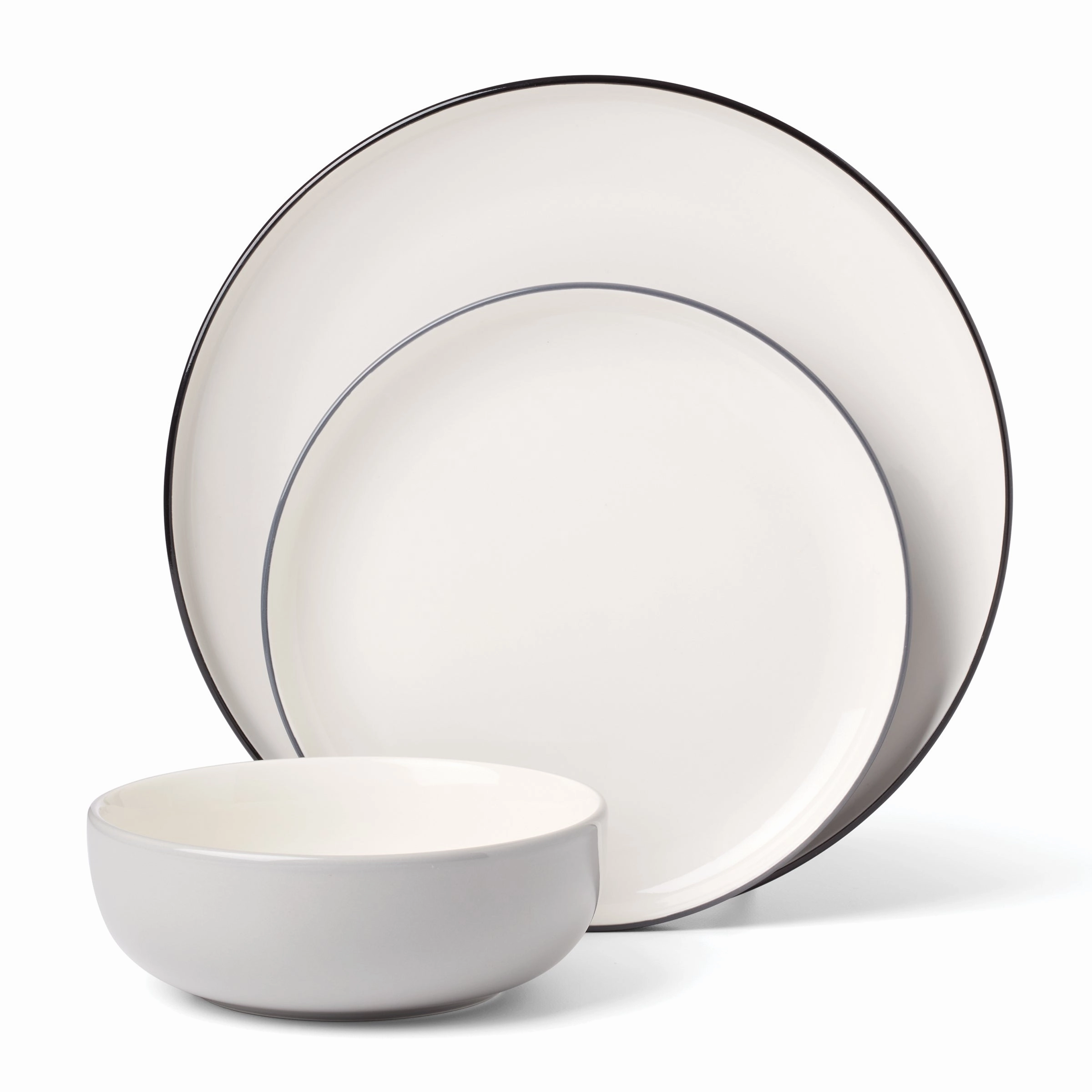 24 Seven Colors Pumice 12-Piece Dinnerware Set