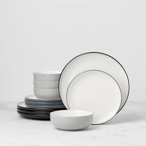 24 Seven Colors Pumice 12-Piece Dinnerware Setmodern kitchen decor ,kitchen dinner set ,dinnerware 
