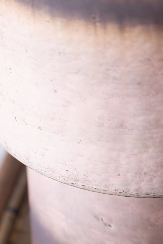 70s Style Dark Pink Mottled Effect Table Lamp