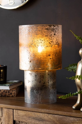 70s Style Grey Mottled Effect Table Lampkids table lamp,modern table lamp