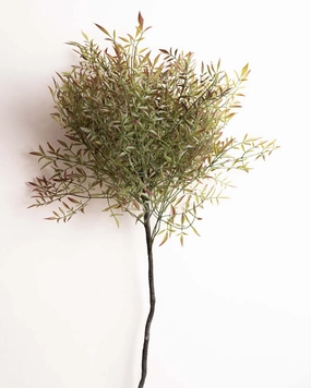 'Bamboo Leaf' Decorative Faux Flower Stick - Greenhome decor ,wall decor 