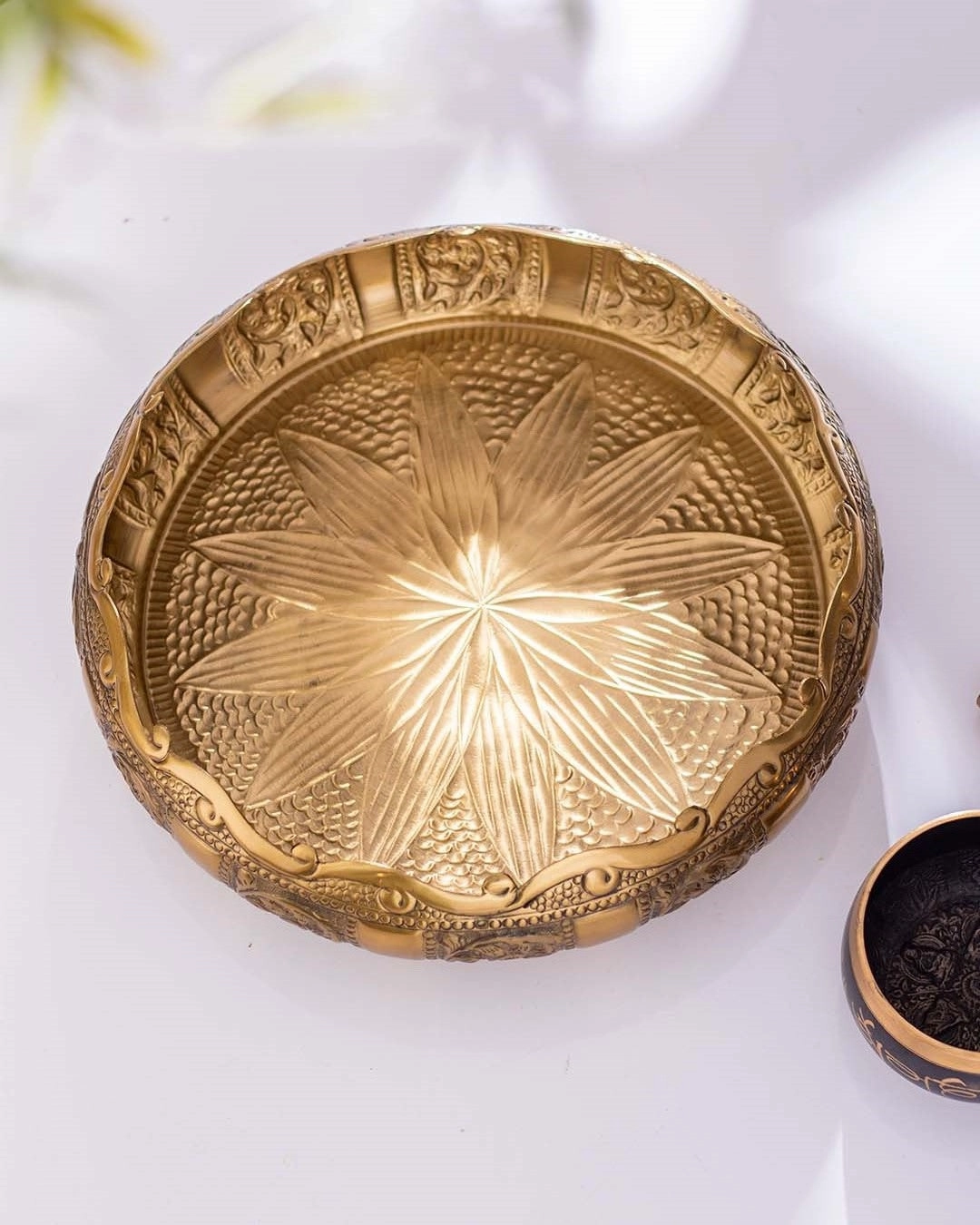 'Embossed' Handcrafted Bowl - 11"