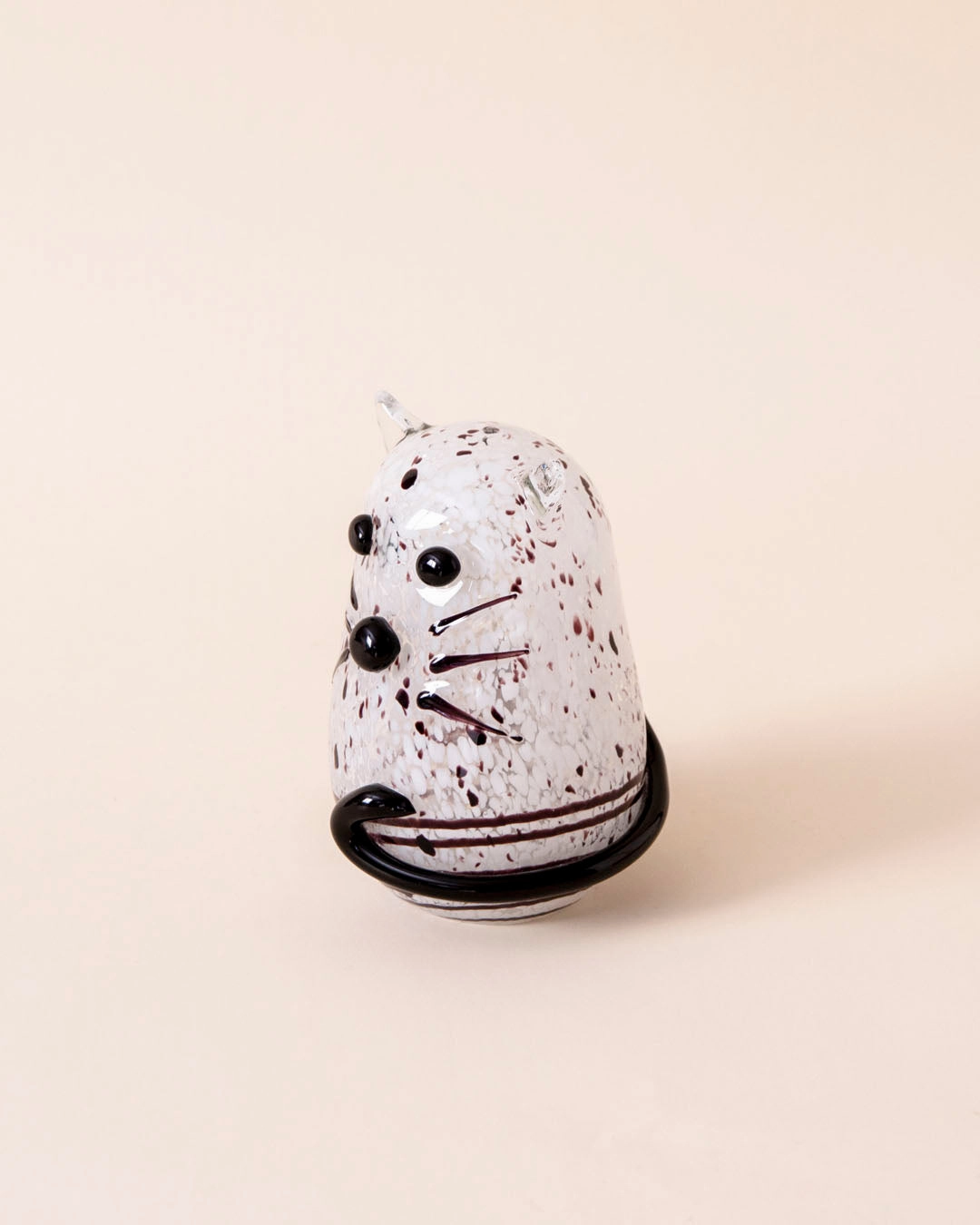 'Marmalade Meow' Decorative Cat Figurine - Grey
