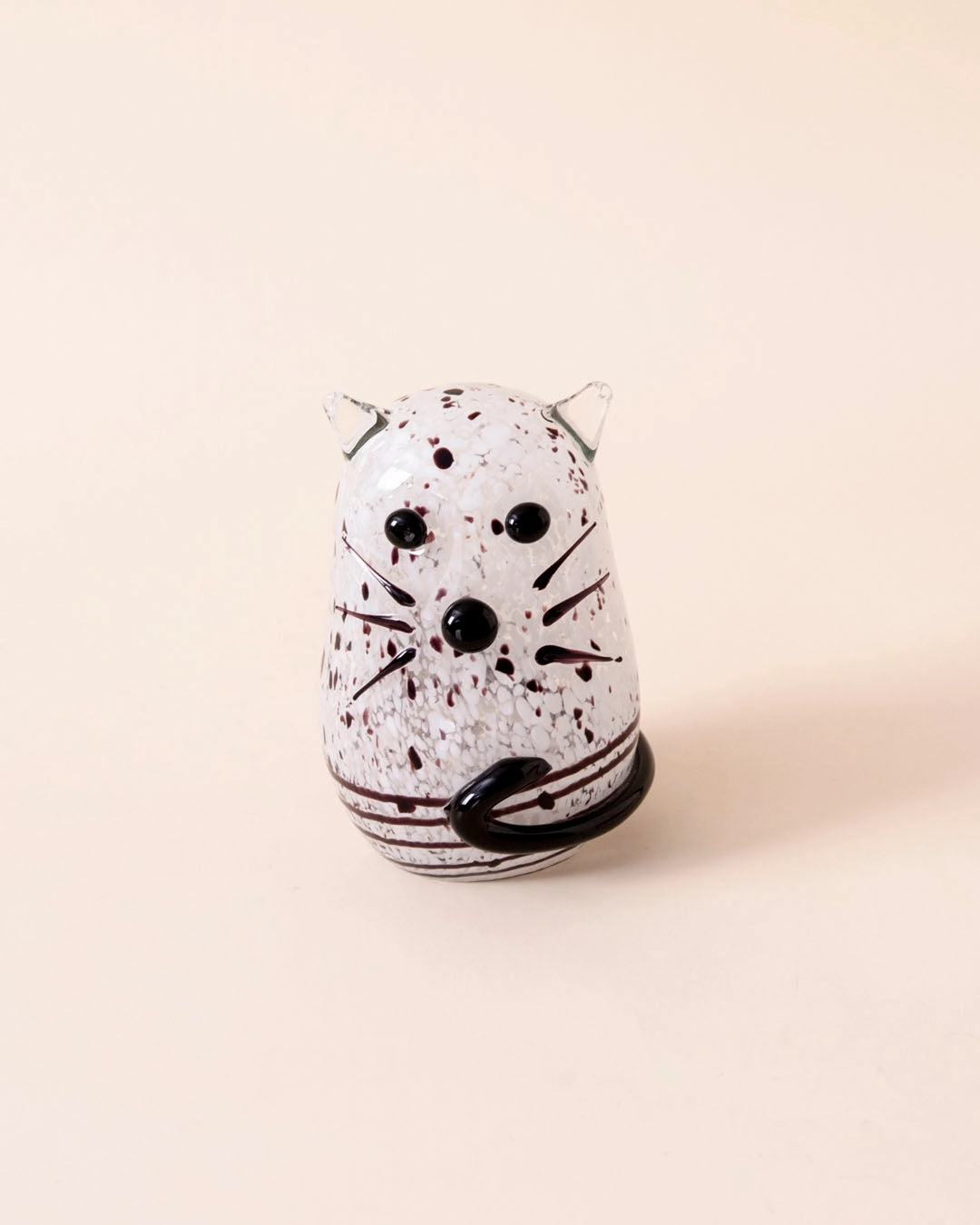 'Marmalade Meow' Decorative Cat Figurine - Grey