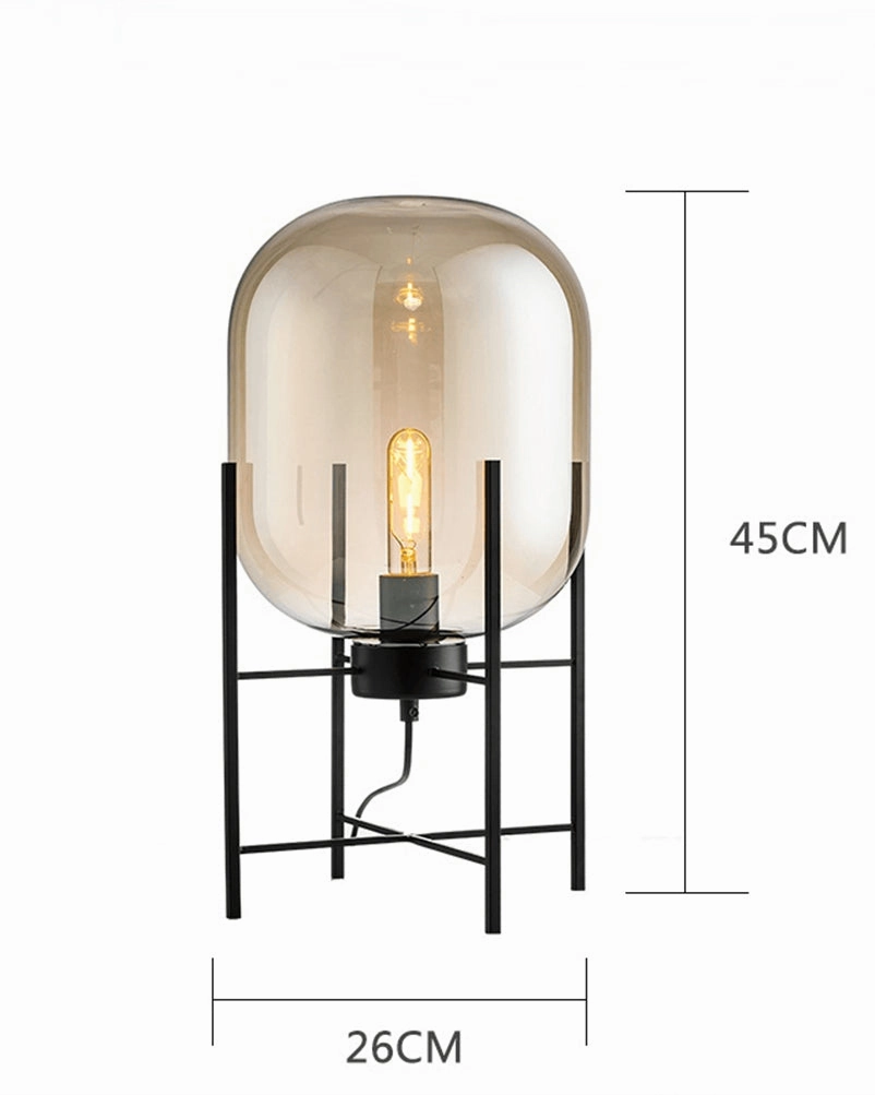 "Amber Glow" Bedside Table Light