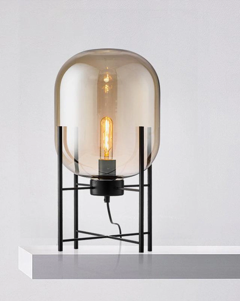 "Amber Glow" Bedside Table Light