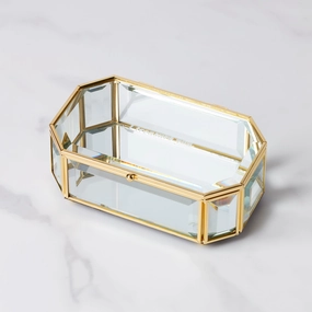 "I Treasure You" Clear Jewelry Boxvalentine's day decorations ,valentine's centerpiece 