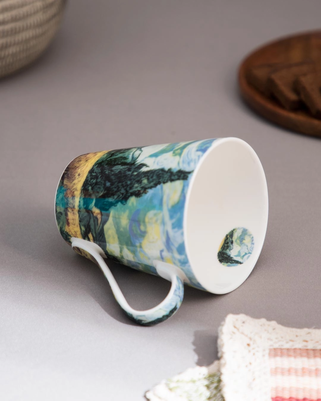 'Rhone Starry Night' Vincent Van Gogh Painting Coffee Mug