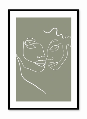 A Perfect Pair in Green, Posterpop culture themed posters
