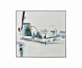 Abstract Fjords Oil Paintingnordic style wall decor
