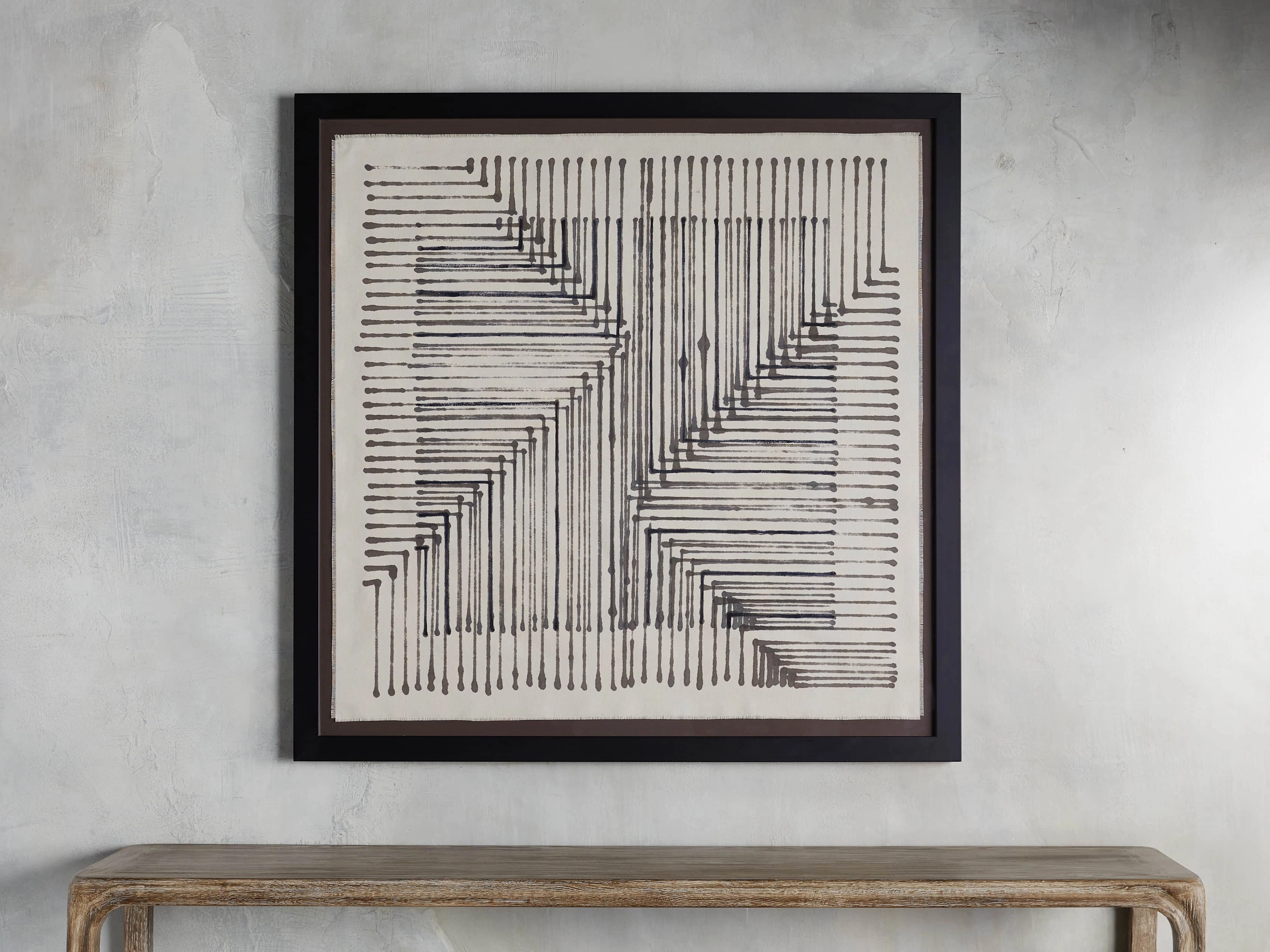 Abstract Lines IV Framed Tapestrynordic style wall decor