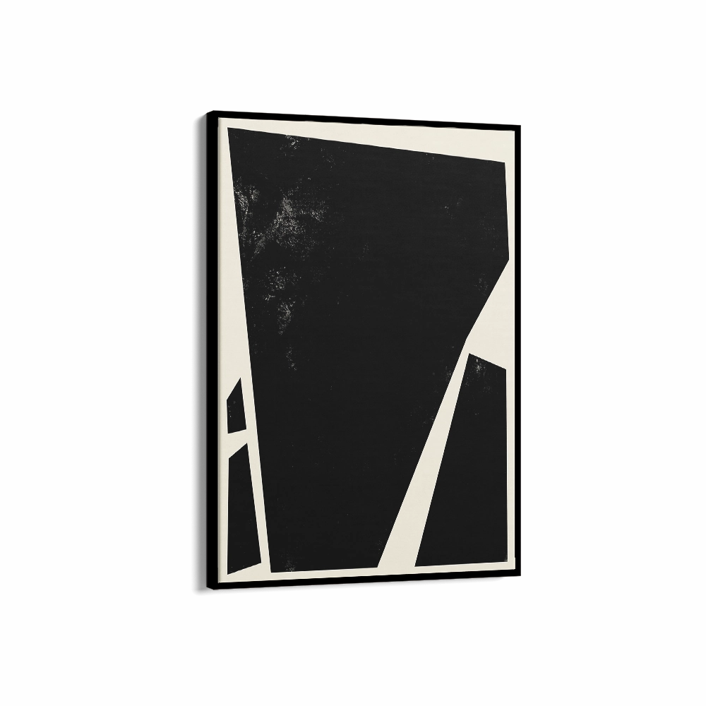 Abstract Squares Left Black
