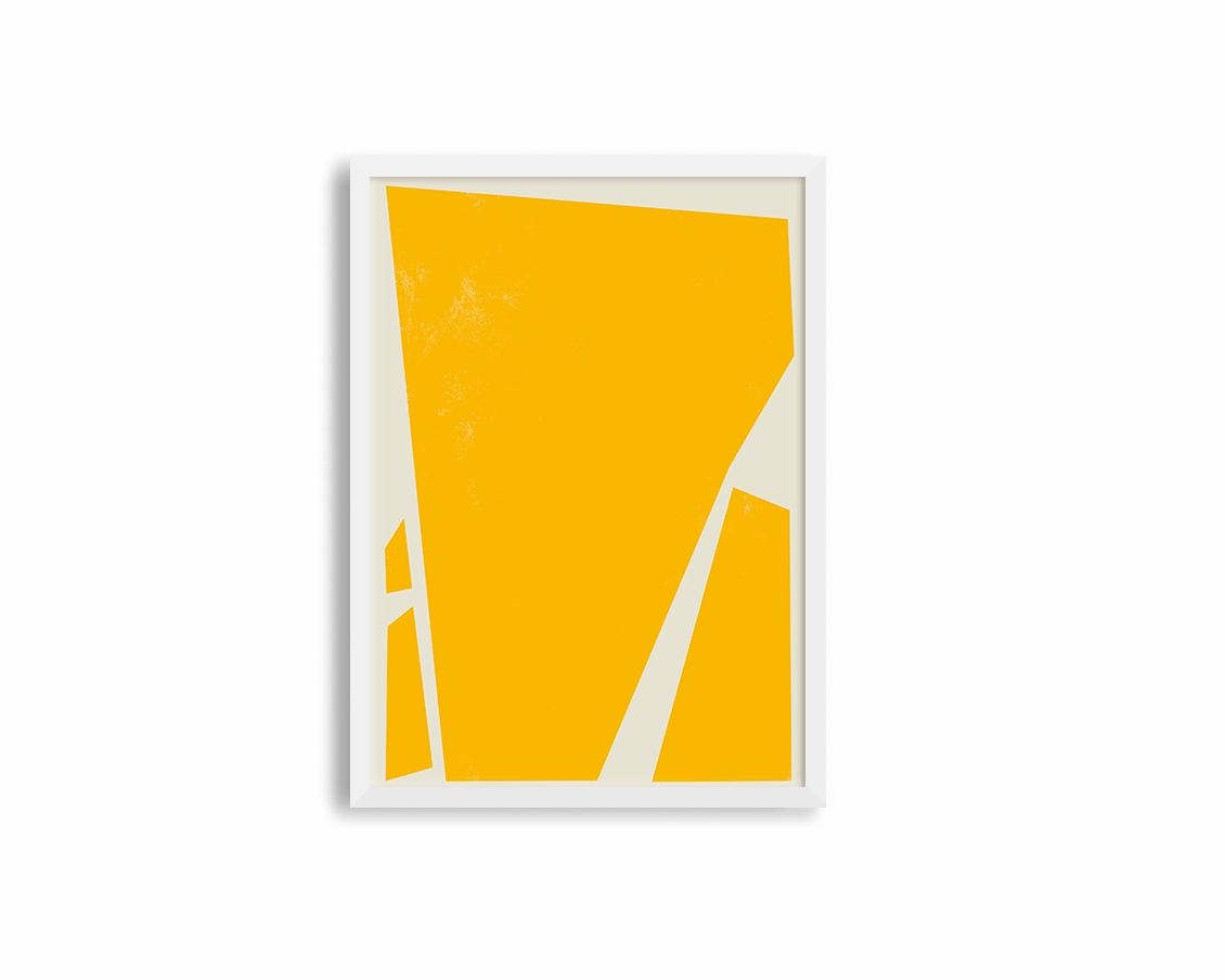 Abstract Squares Left Yellow