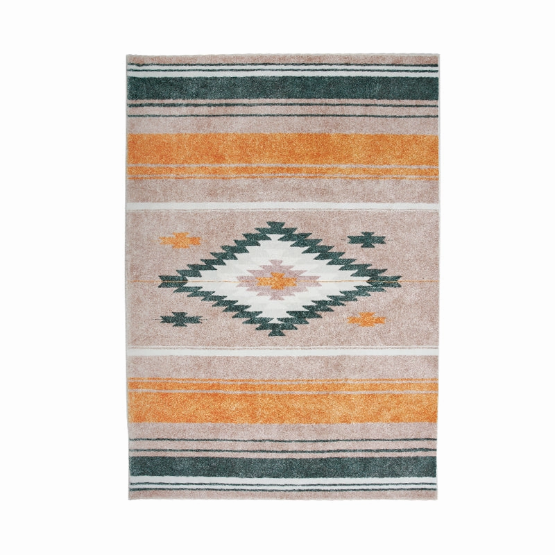 Acalan Modern Green and Yellow Rug