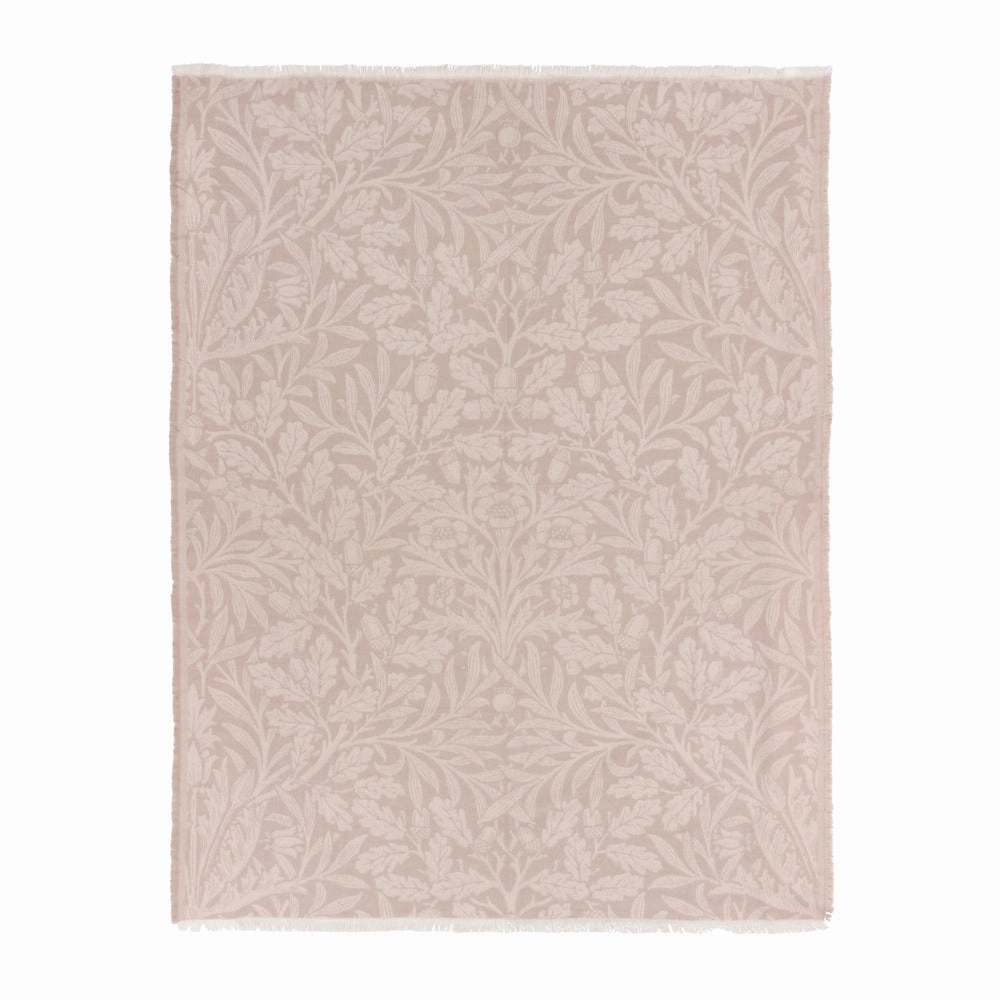 Acorn Tonal Jacquard Throw Linen