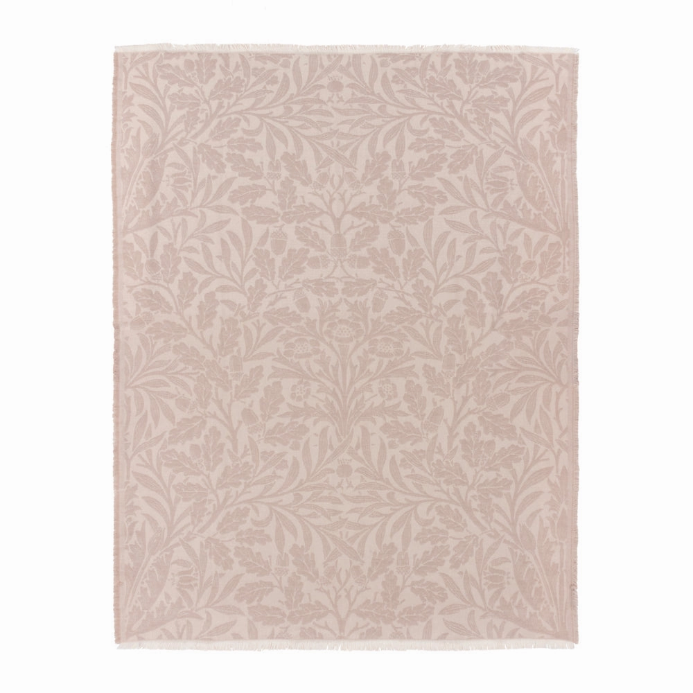 Acorn Tonal Jacquard Throw Linen