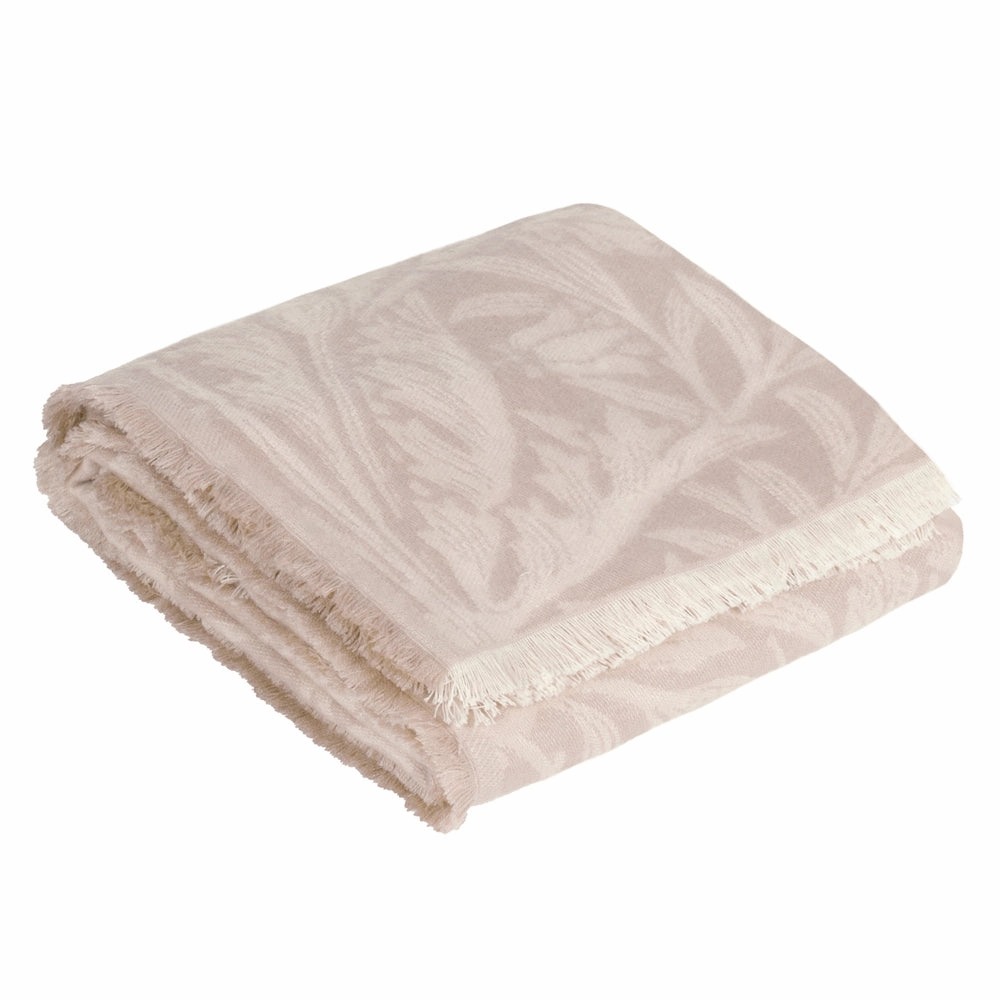 Acorn Tonal Jacquard Throw Linen