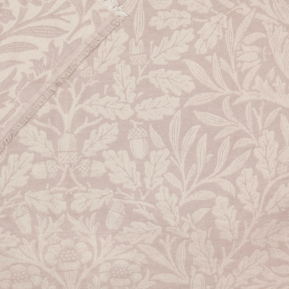 Acorn Tonal Jacquard Throw Linen