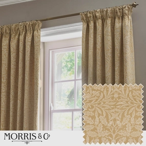 Acorn Tonal Matt Jacquard Pencil Pleat Curtains Goldbedding sets ,throw blankets 