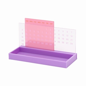 Acrylic Pen Tray Calendar Pink X Purplehome decor ,wall decor 