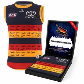 Adelaide Crows 2025 Squad Signed Guernseyhandmade souvenirs