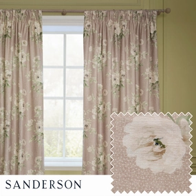 Adele Floral Chenille Pencil Pleat Curtains Rosehome decor ,wall decor 