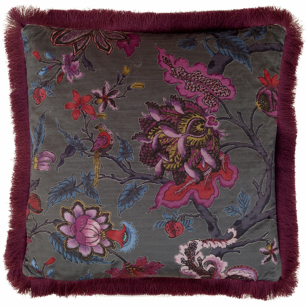 Adhira Printed Cushion Slatebedding sets ,throw blankets 