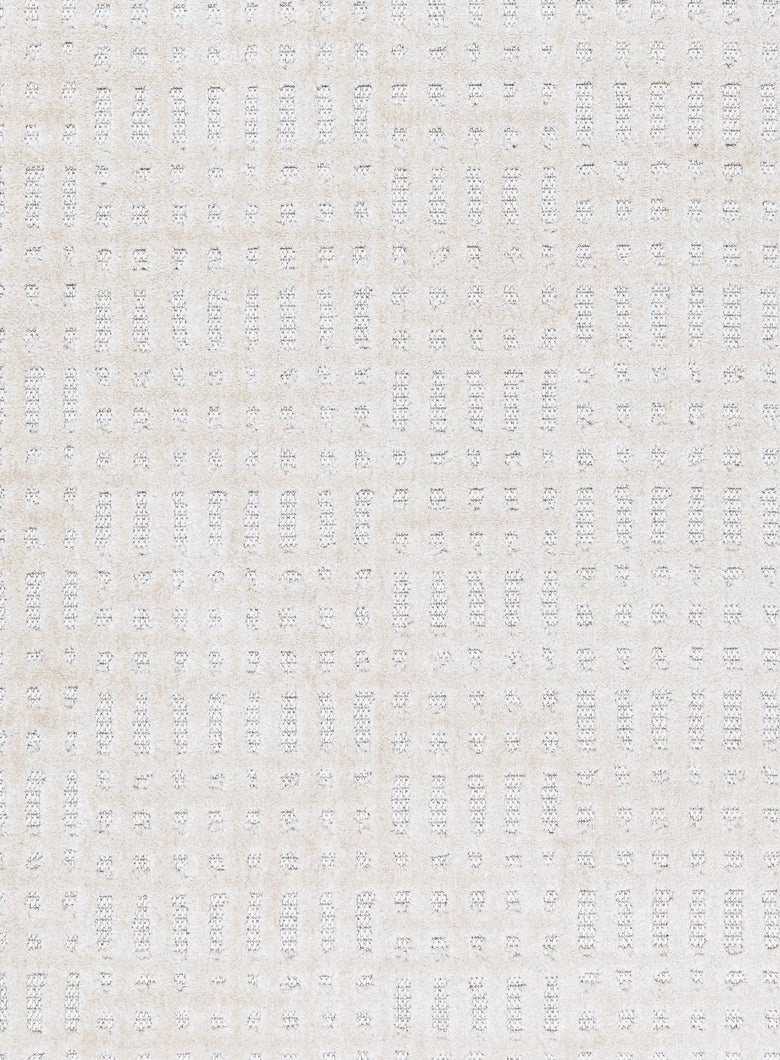 Adrianne Ivory Cream Checkered Indoor Outdoor Rug *NO RETURNS UNLESS FAULTY