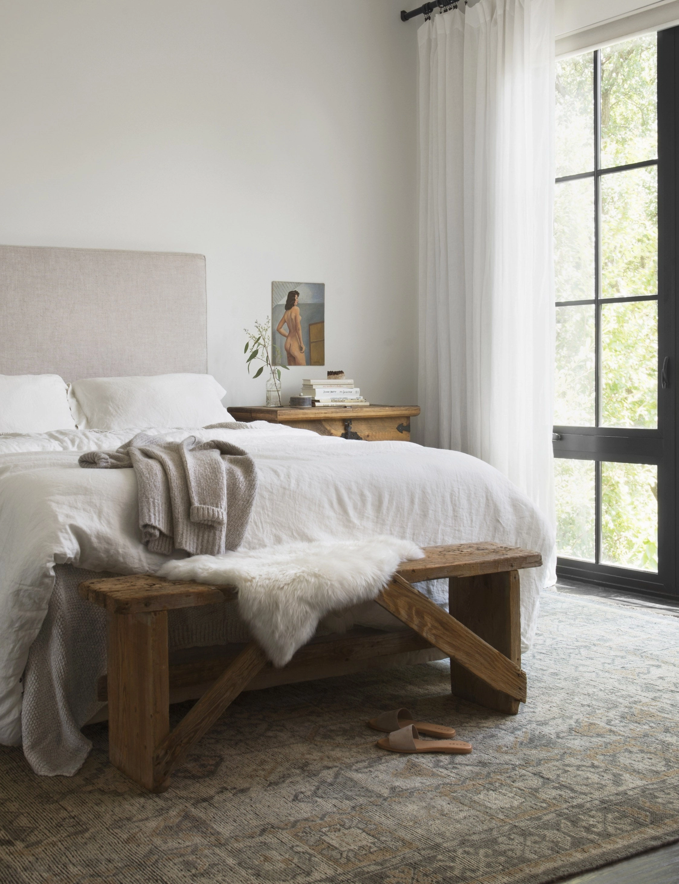 Aerwyna Hand-Knotted Wool Rugmodern color block patchwork rug