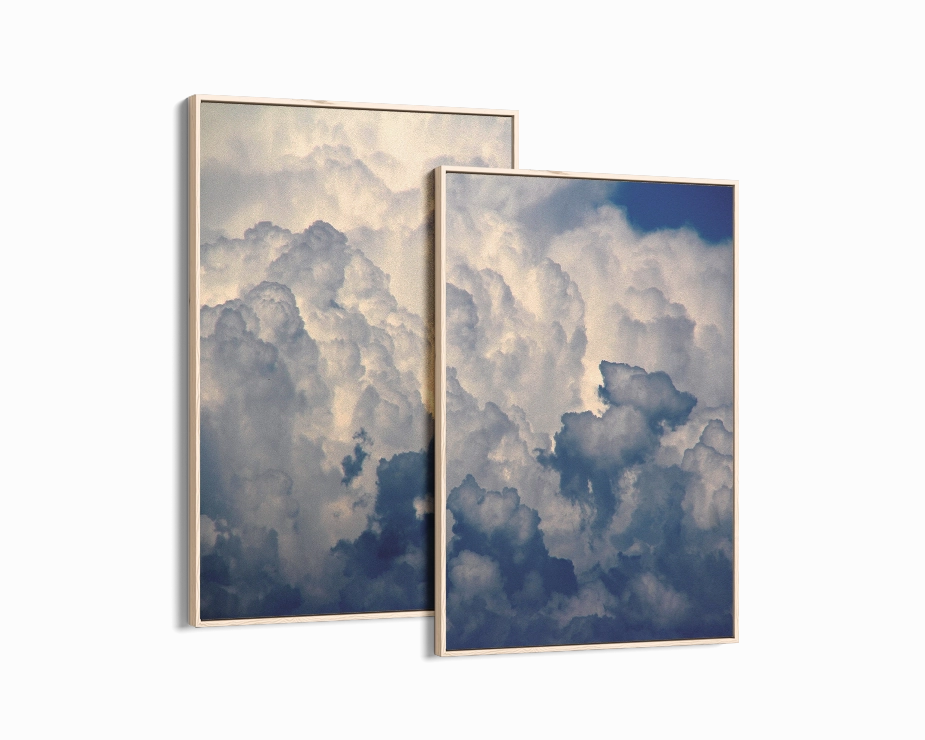 Afternoon Clouds Set Includes Two Prints