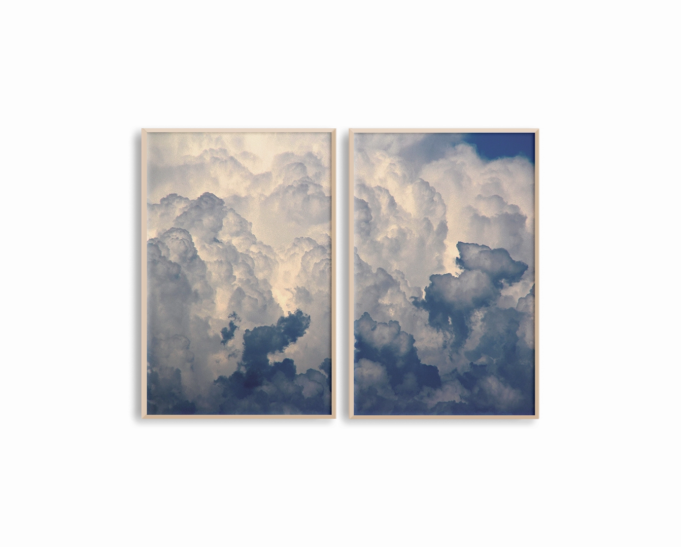 Afternoon Clouds Set Includes Two Prints