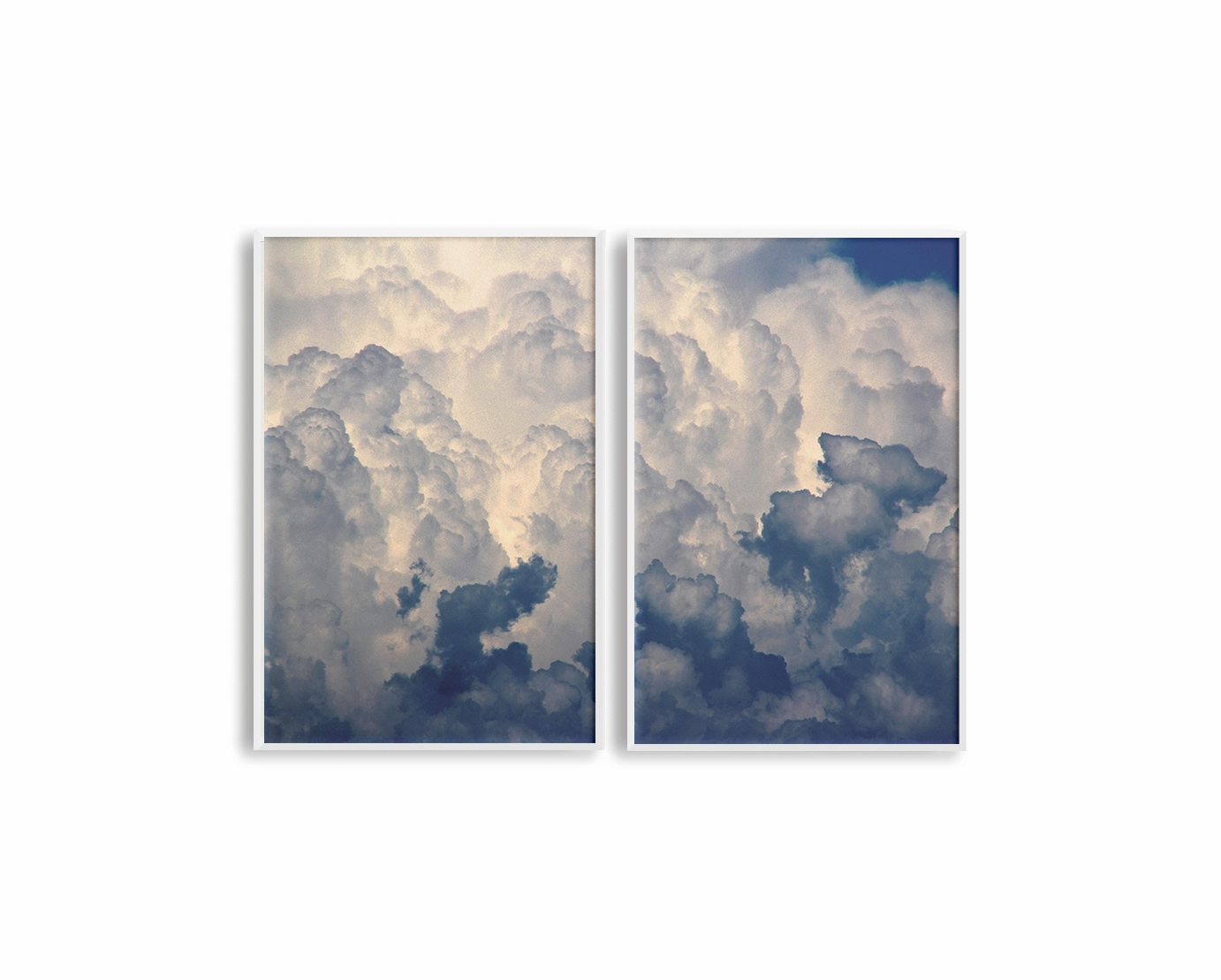 Afternoon Clouds Set Includes Two Prints