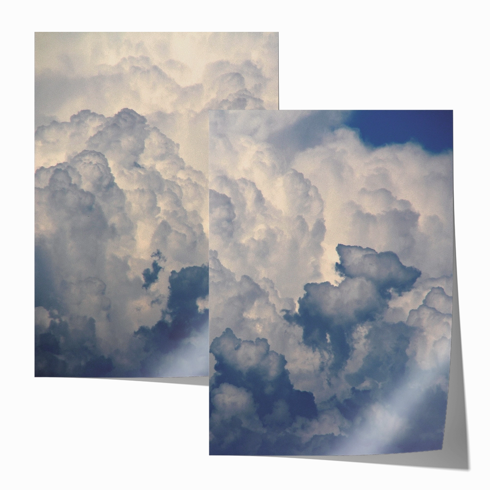 Afternoon Clouds Set Includes Two Prints