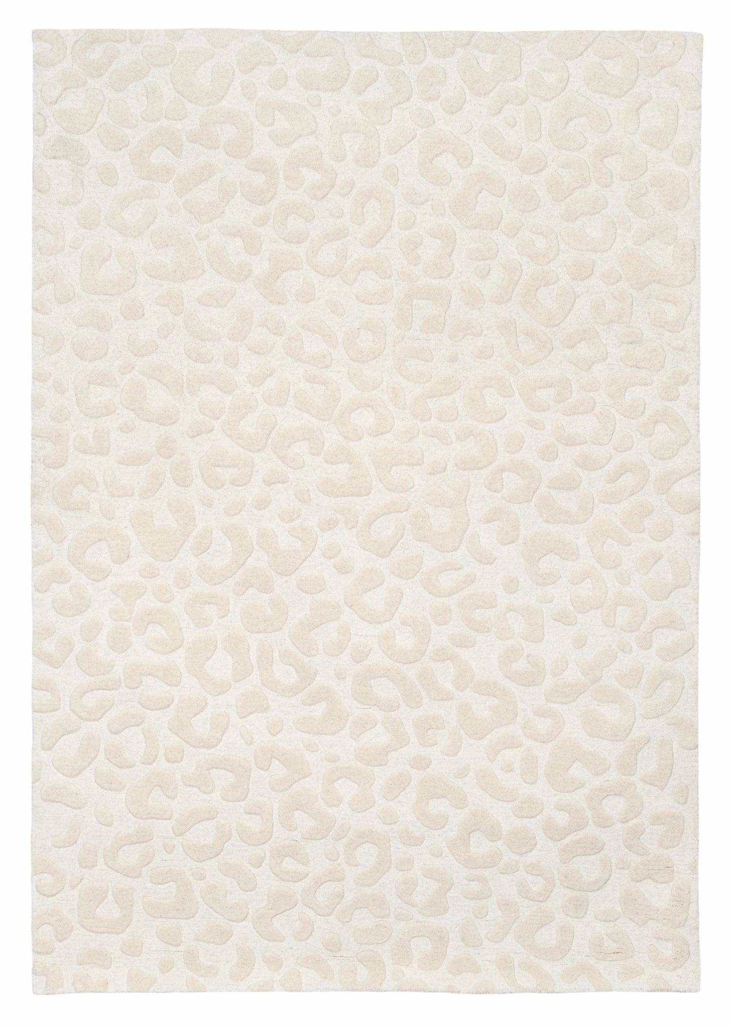 Agnes Ivory Cream Carved Animal Pattern Rug *NO RETURNS UNLESS FAULTYmodern color block patchwork rug