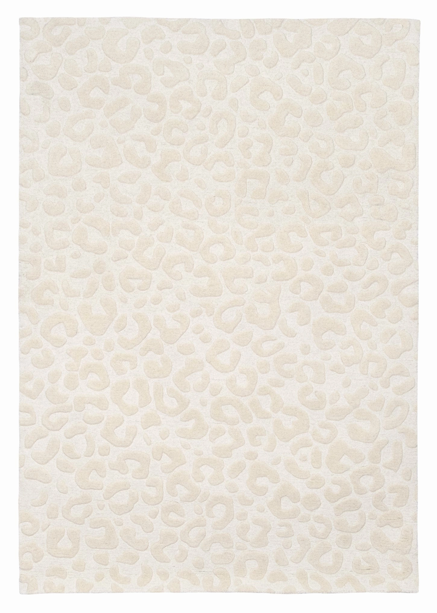 Agnes Ivory Cream Carved Animal Pattern Rug *NO RETURNS UNLESS FAULTYmodern color block patchwork rug