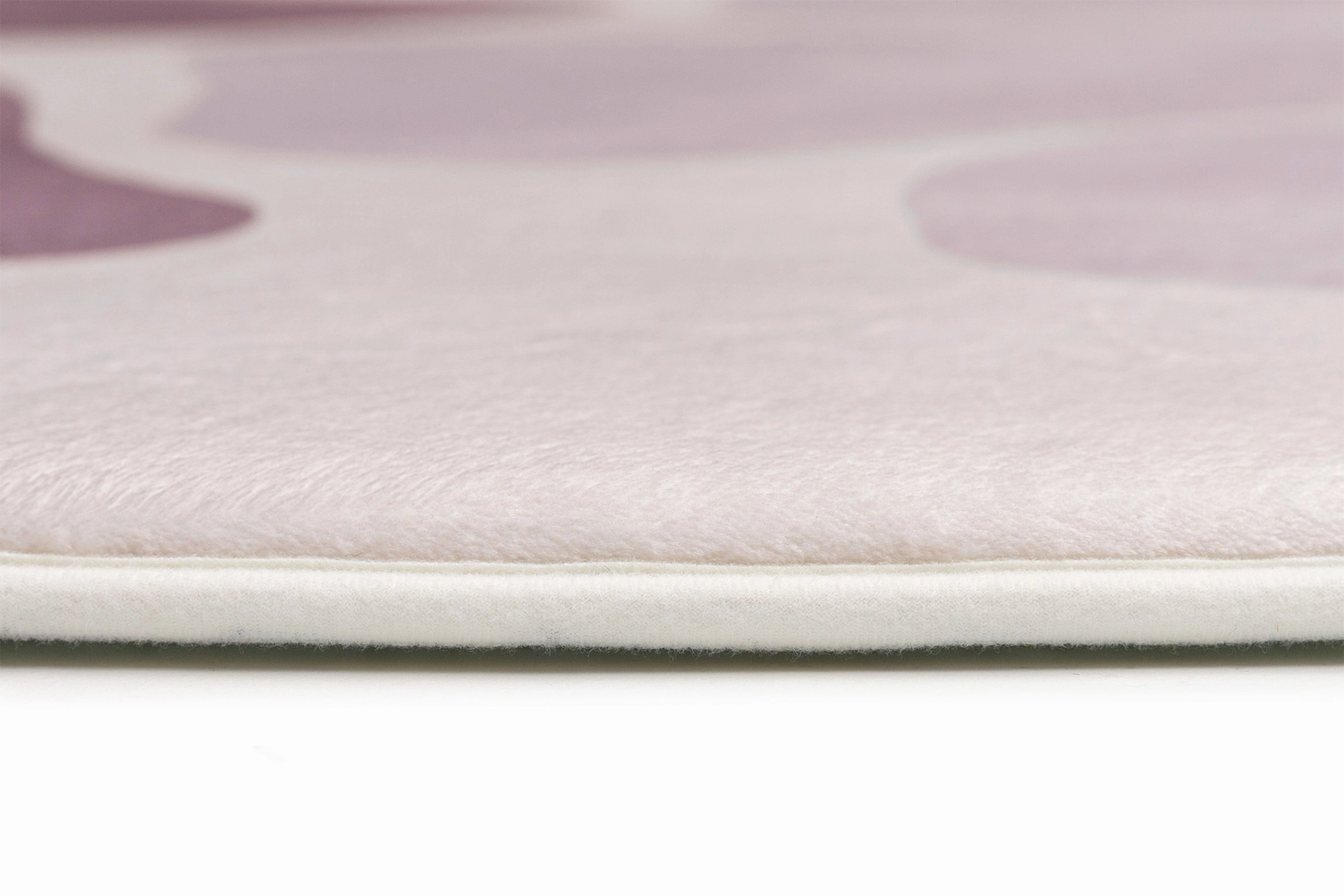 Aica Purple Flowers Rollie Pollie Round Playmat