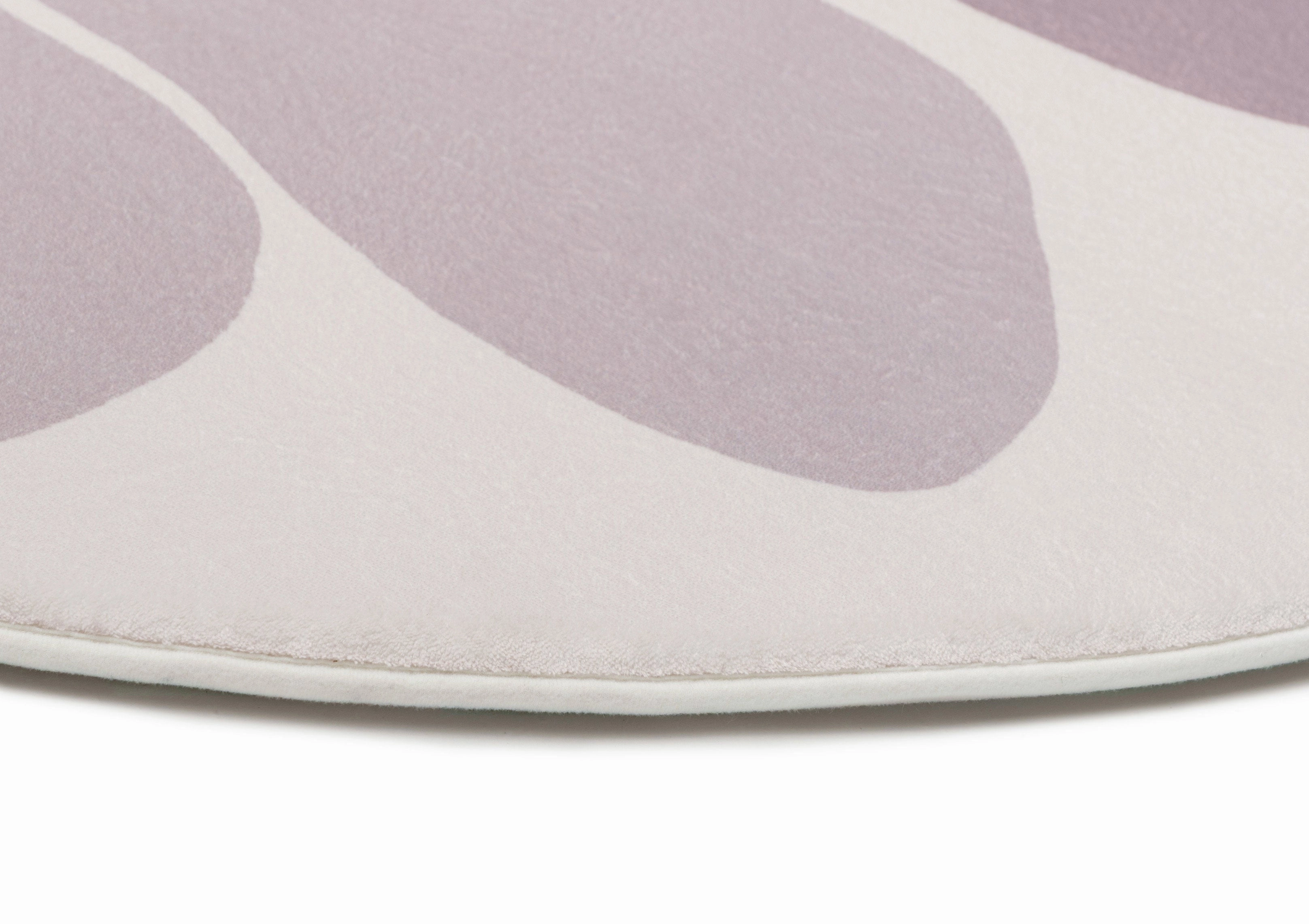 Aica Purple Flowers Rollie Pollie Round Playmat