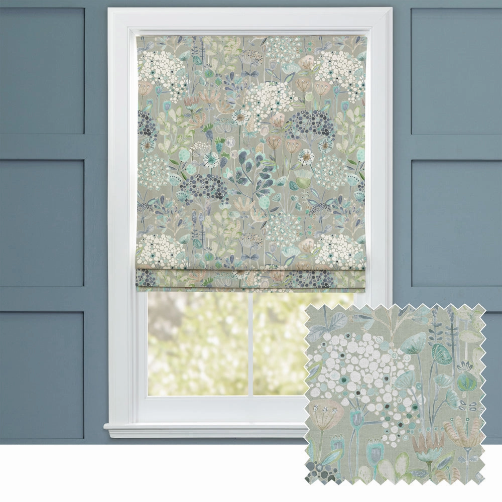 Ailsa Printed Cotton Made to Measure Roman Blinds Cornflowerhome decor ,wall decor 