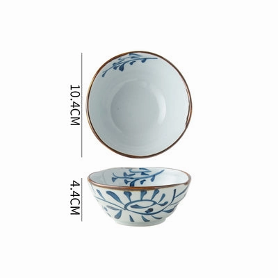 Akari Blue and White Japanese Sauce Dish