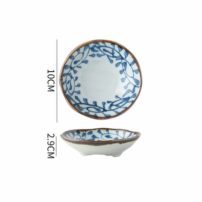 Akari Blue and White Japanese Sauce Dish