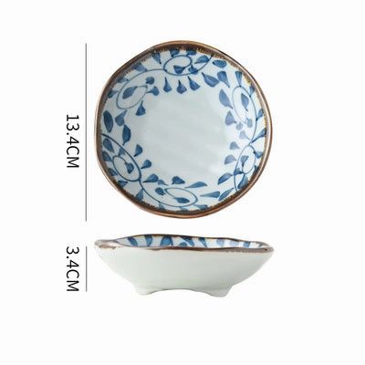 Akari Blue and White Japanese Sauce Dish