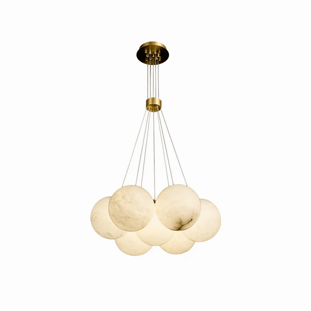 Alabaster Balls Chandelier