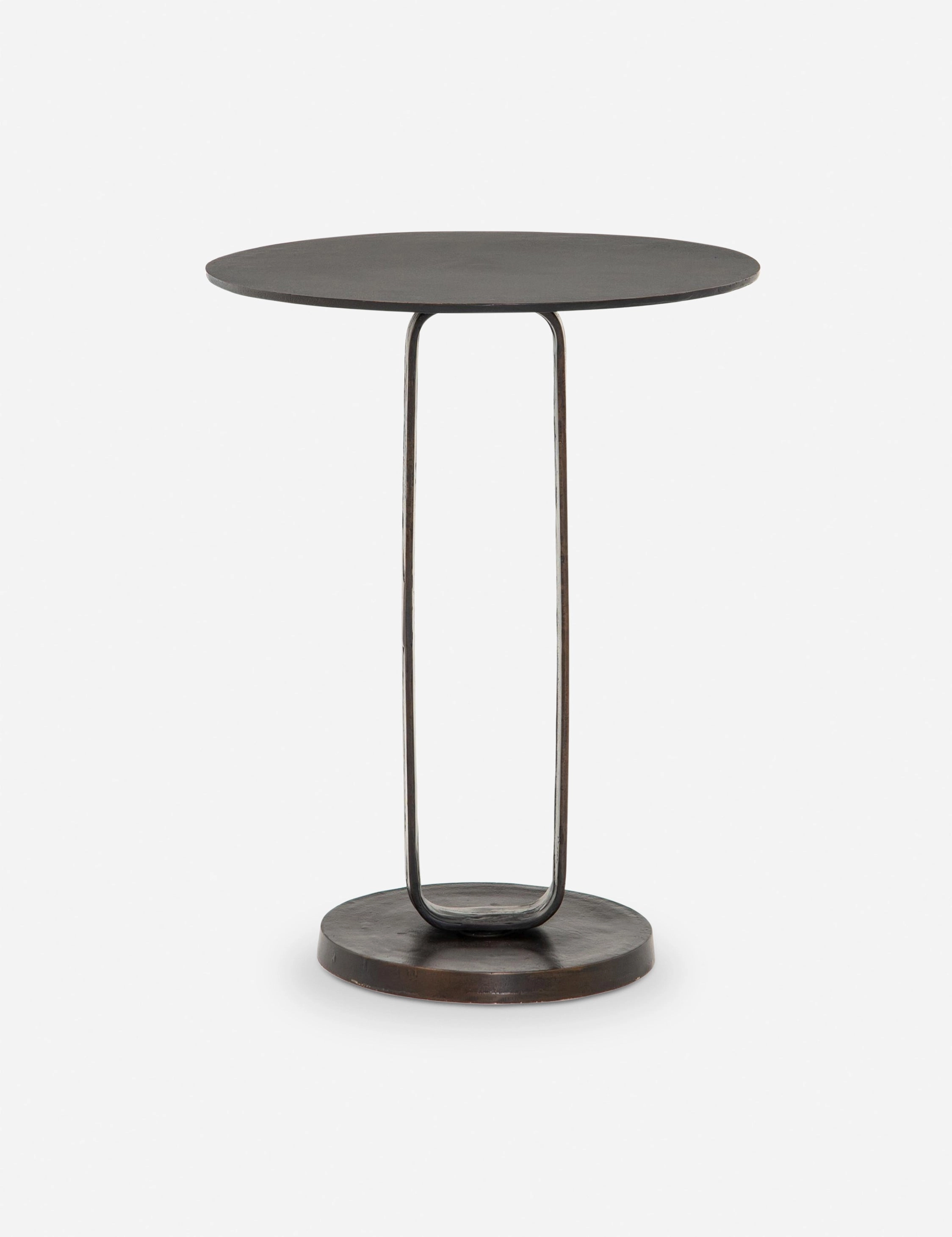 Alethea Indoor / Outdoor Side Tableoutdoor wrought iron plant stand
