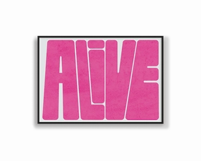Alive Horizontalnordic style wall decor
