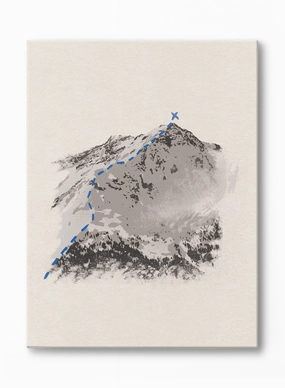 All the Way to the Top, Canvasindoor decorative canvas print