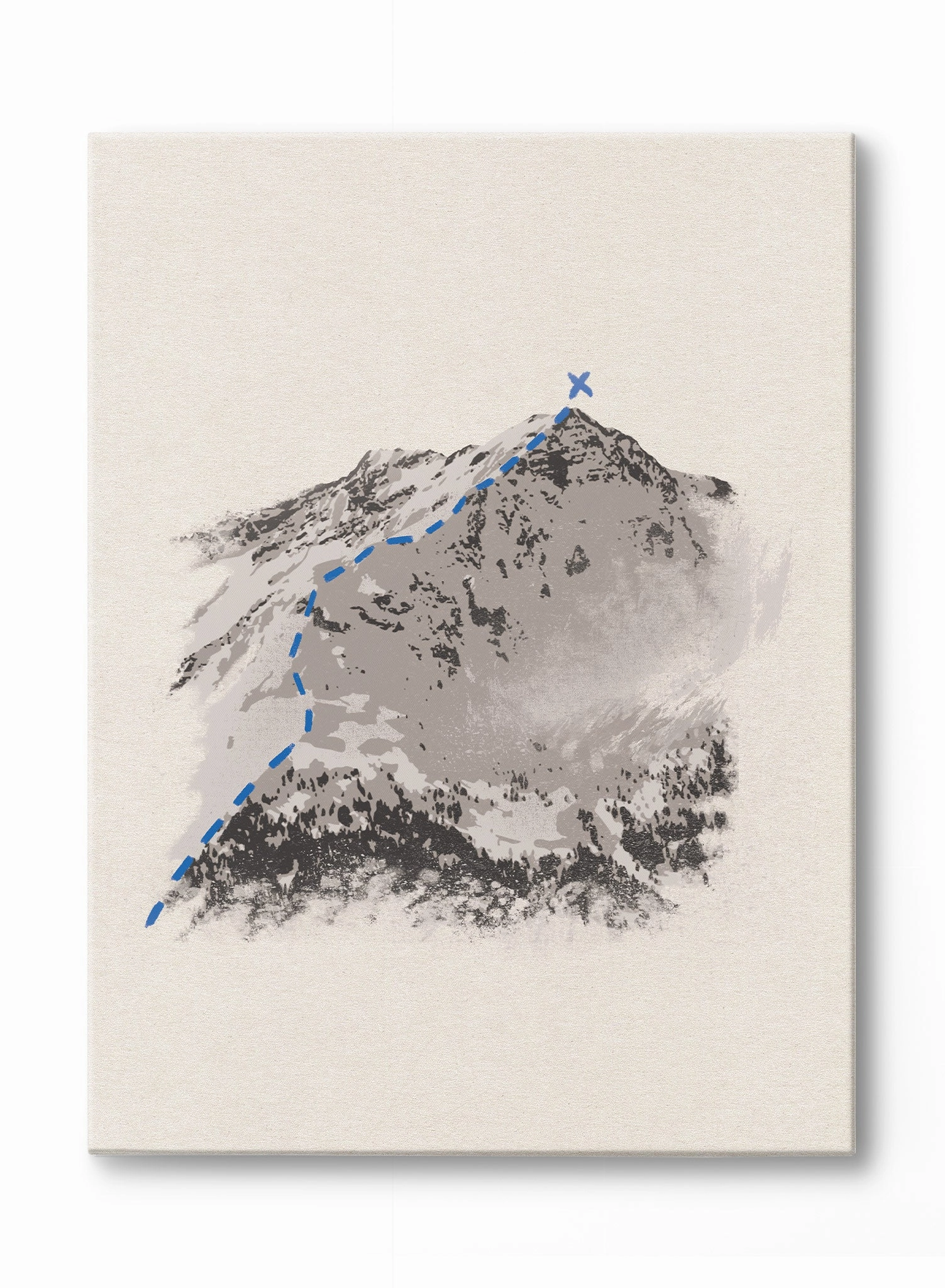 All the Way to the Top, Canvasindoor decorative canvas print