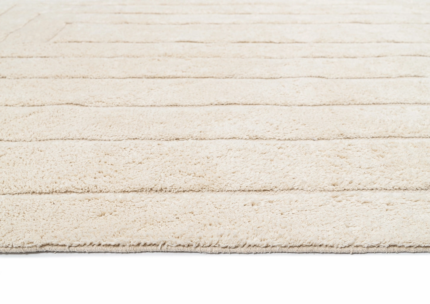 Allison Cream Beige Modern Cotton Washable Rug *NO RETURNS UNLESS FAULTY