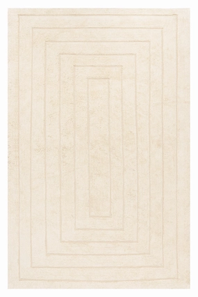 Allison Cream Beige Modern Cotton Washable Rug *NO RETURNS UNLESS FAULTYmodern color block patchwork rug