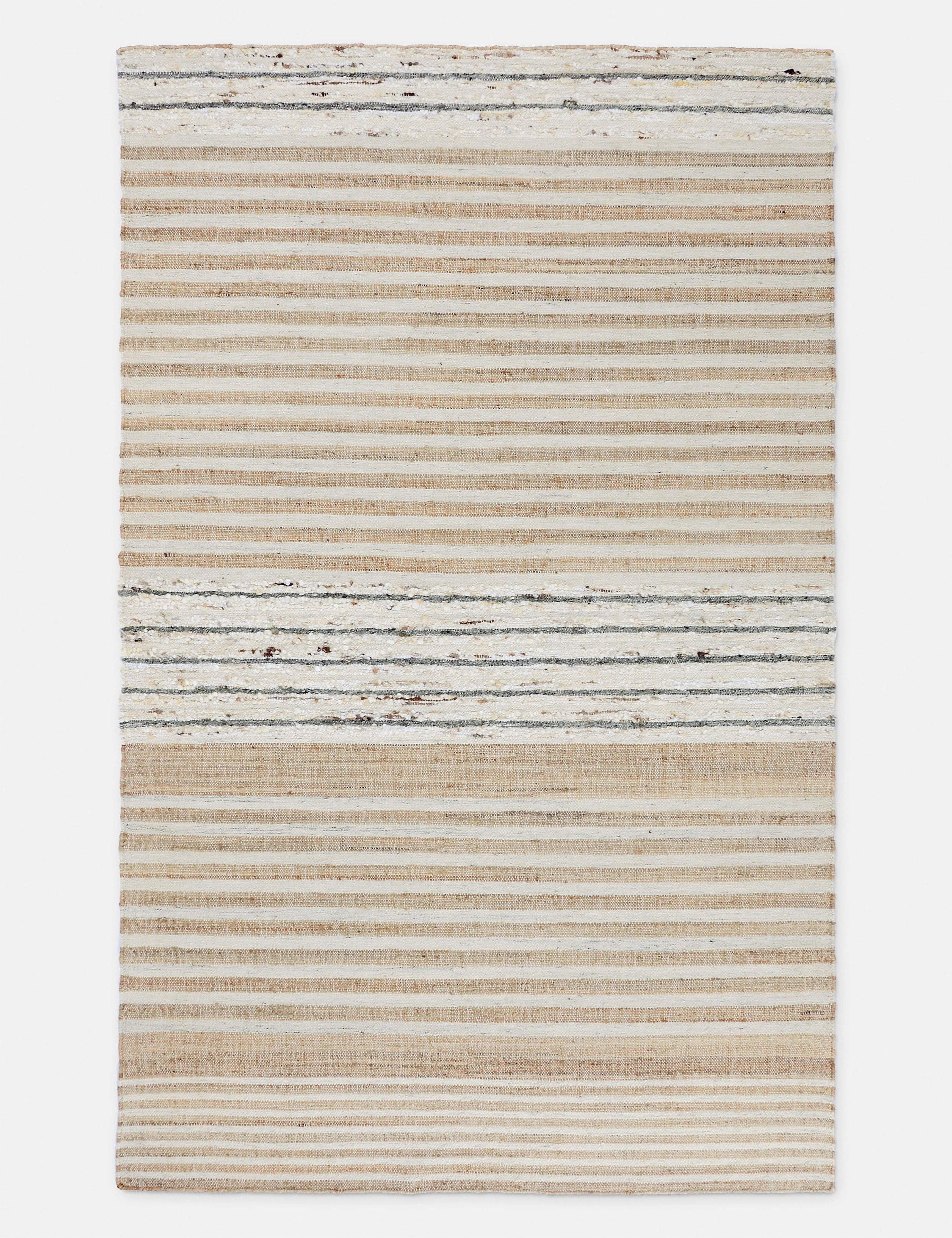 Alonso Jute-Blend Rugmodern color block patchwork rug